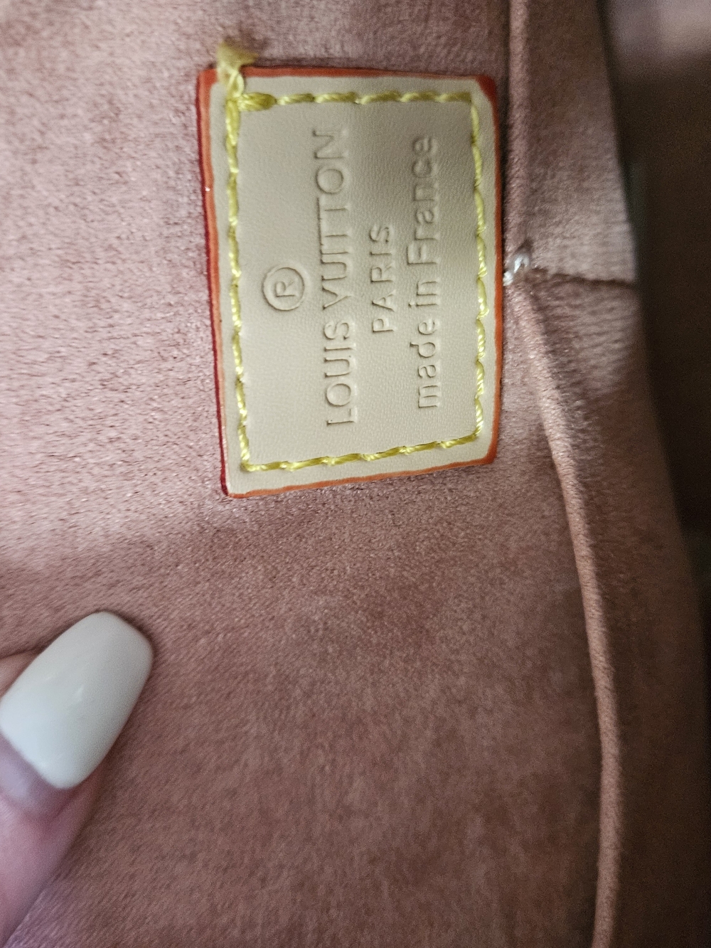 Card Labels on Fabric